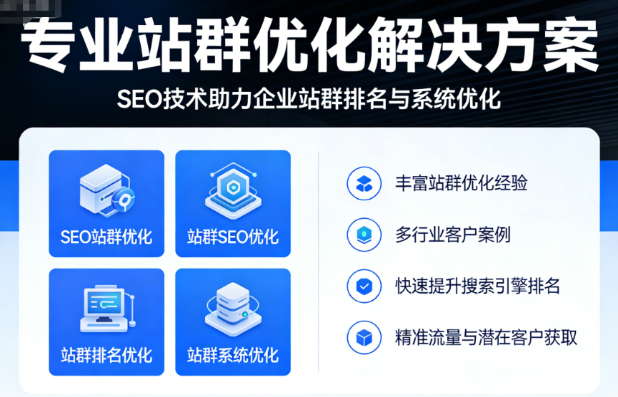 站群优化_SEO站群优化_站群SEO优化_站群排名优化_站群系统优化服务