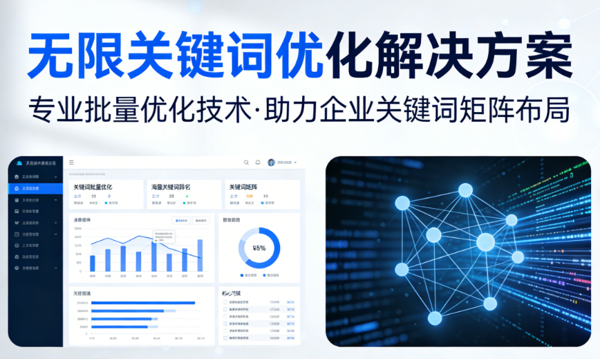 无限关键词优化_关键词批量优化_海量关键词排名_关键词矩阵_多关键词优化